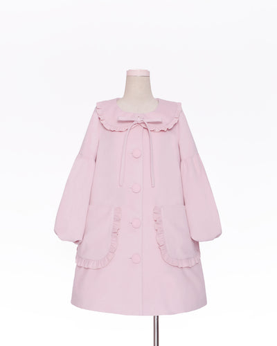 To Alice~Ruffled Collar Sweet Lolita Coat 0 Pink 