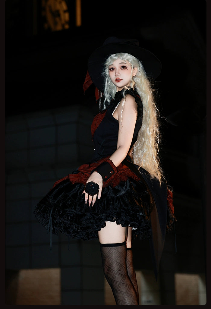Alice Girl - Lolita Potion - Gothic Lolita JSK Halloween Sleeveless Lolita Dress 40514:663946