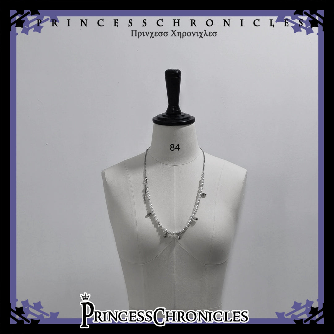 Princess Chronicles~Divine Covenant~Ouji Lolita Accessory Set Necklace and Bracelet Necklace - No.2 Only