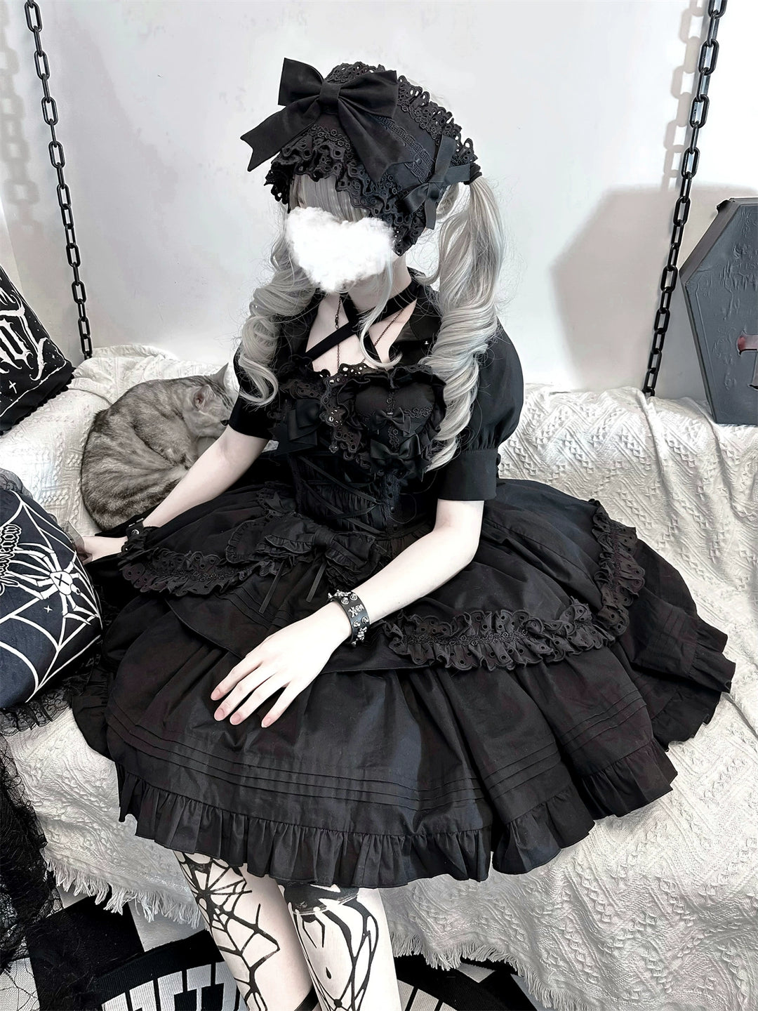 Dark Star Island~Halloween Gothic Lolita JSK Short Lolita Jumper Dress 39946:644358