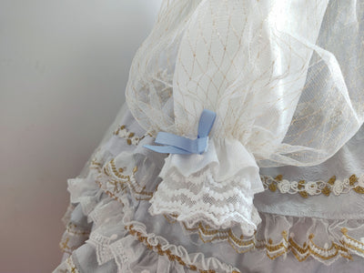 Fishing boss~Elegant Lolita Flounce Hemline Princess Dress Multicolors   