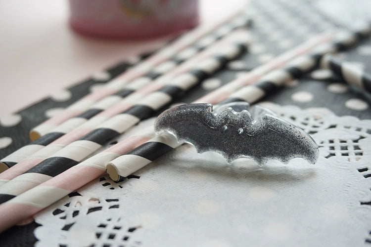Cat Tea Party - Gothic Lolita Hair Clip Halloween Bat Lolita Hair Accessory Ring