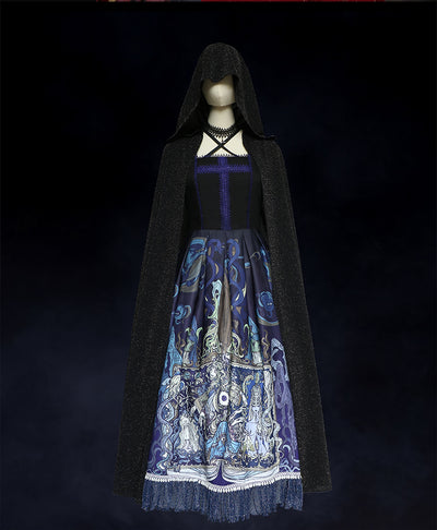 Milu~Gothic Lolita Long Cloak with Hat Multicolors   