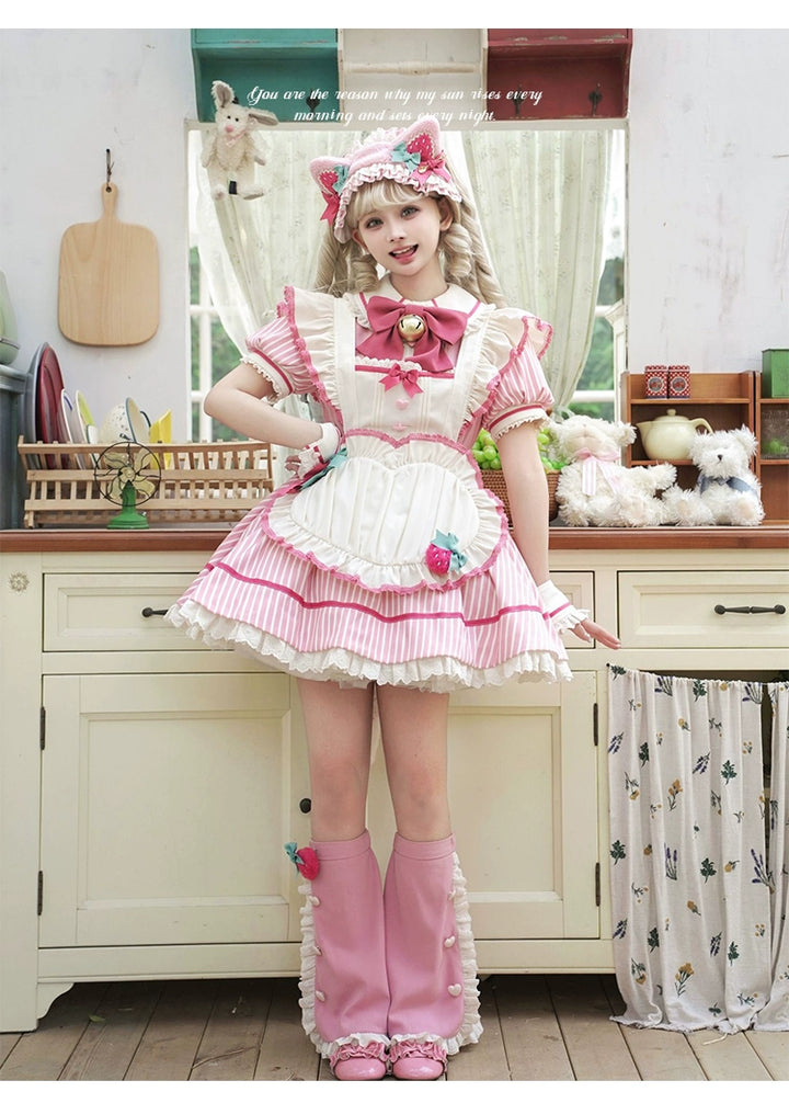 Sakurahime~Berry Bubble~Cute Lolita OP Dress Two Kawaii Styles   