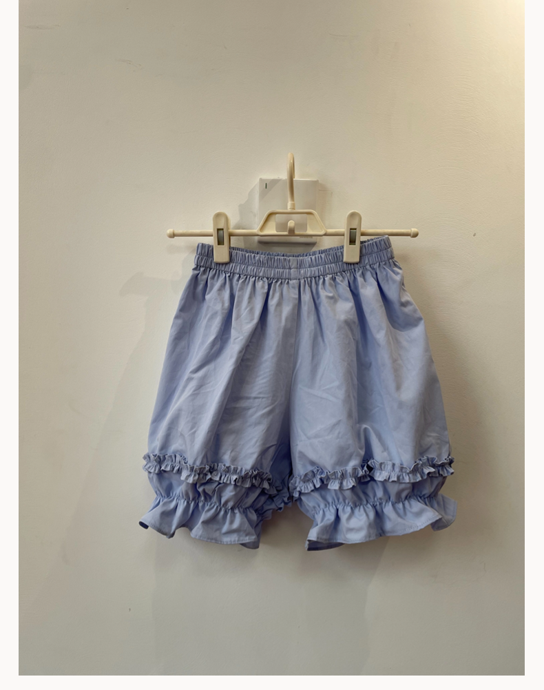 Sakurada Fawn - Plus Size Lolita Bloomers Leggings M Jade Blue