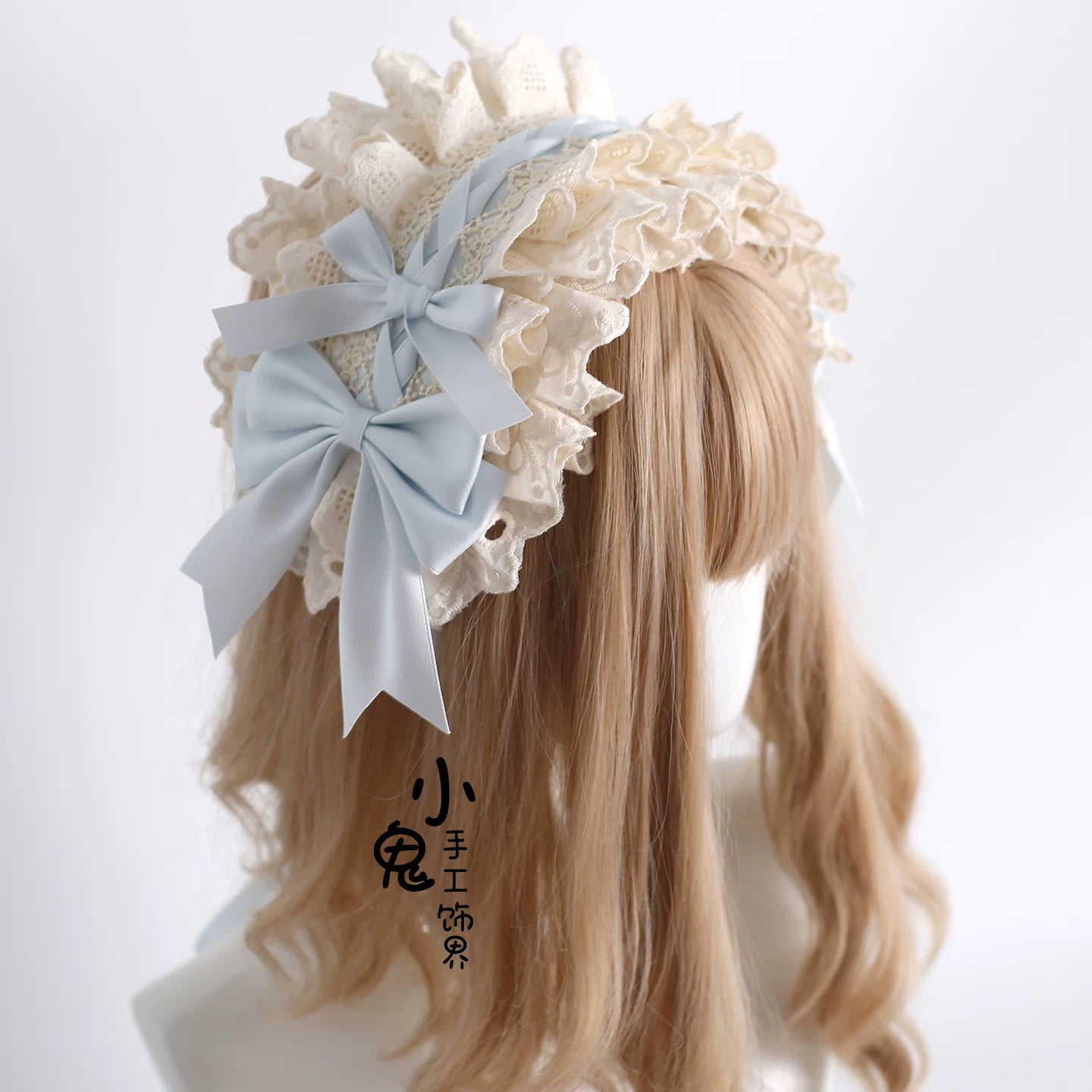 Little Butterfly - Sweet Lolita Headdress Set, Lace & Bows