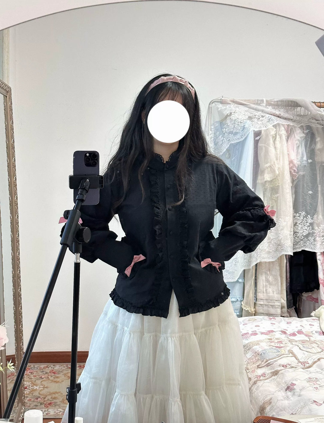 Uncle Wall Original~Missing Lamb Case~Gothic Lolita Dress Set with Sheep Prints 42971:760849