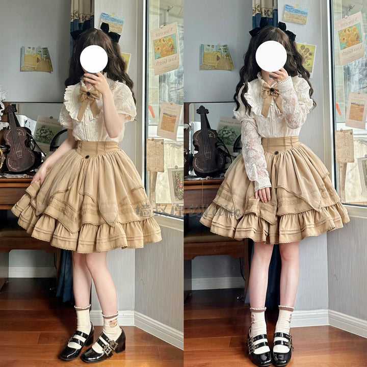 (Buyforme)Uncle Wall Original~Rich Girl~Elegant Lolita SK and Shirt   