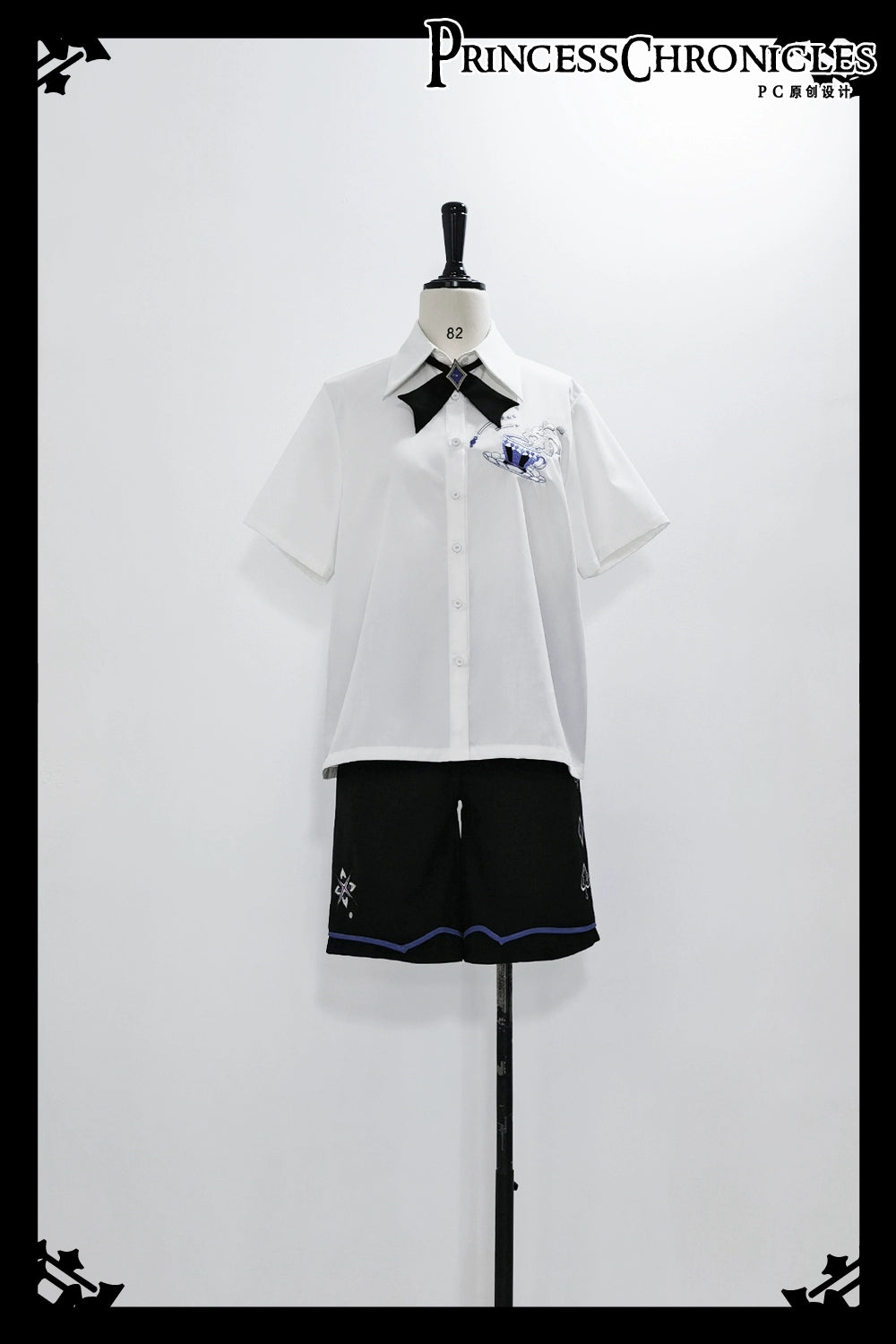 Princess Chronicles - Summer Loose Embroidered Short Sleeve White Shirt