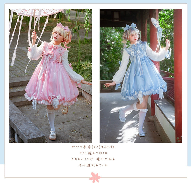 (Buyforme)Golden Koi Forest~Sakura Jellyfish Sweet JSK Dress   