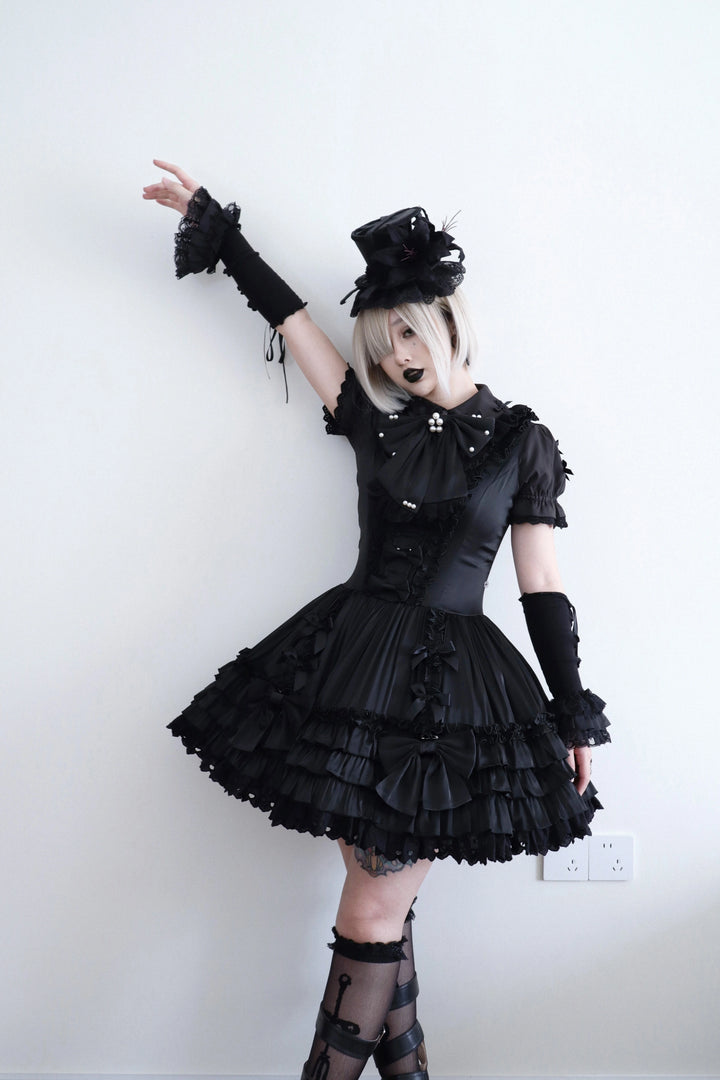 Nn Star~Starry Nights~Gothic Lolita JSK Dress Short Length Vintage Jumper Dress   