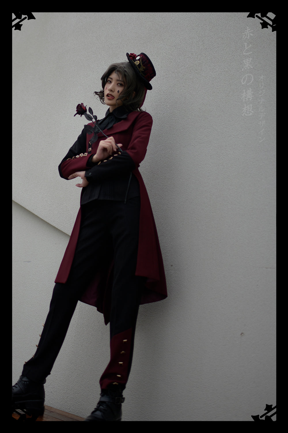 Princess Chronicles~Red and Black~Retro Ouji Lolita Handsome Black Pants   