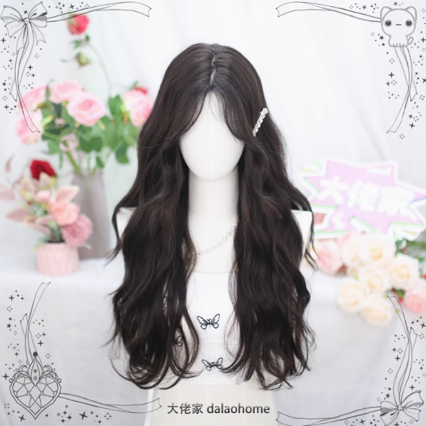 Dalao~Natural Lolita Wig Gentle Long Curly Hair   