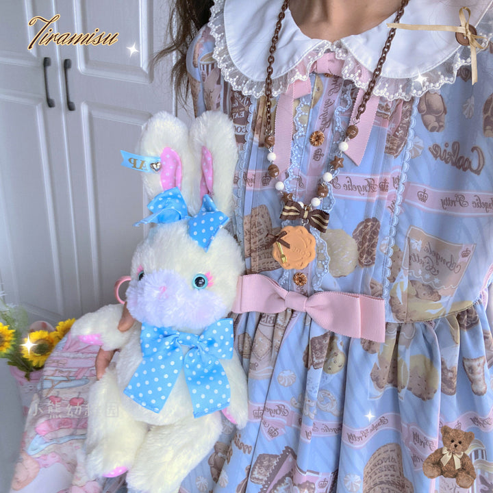 (Buyforme)Bear Doll~Sweet Cookie Charm Set - Lolita Necklace and Hairclip   