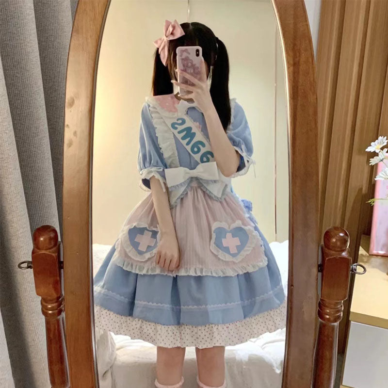 Fishing boss~Love Redemption~Sweet Lolita Daily Princess Dress   