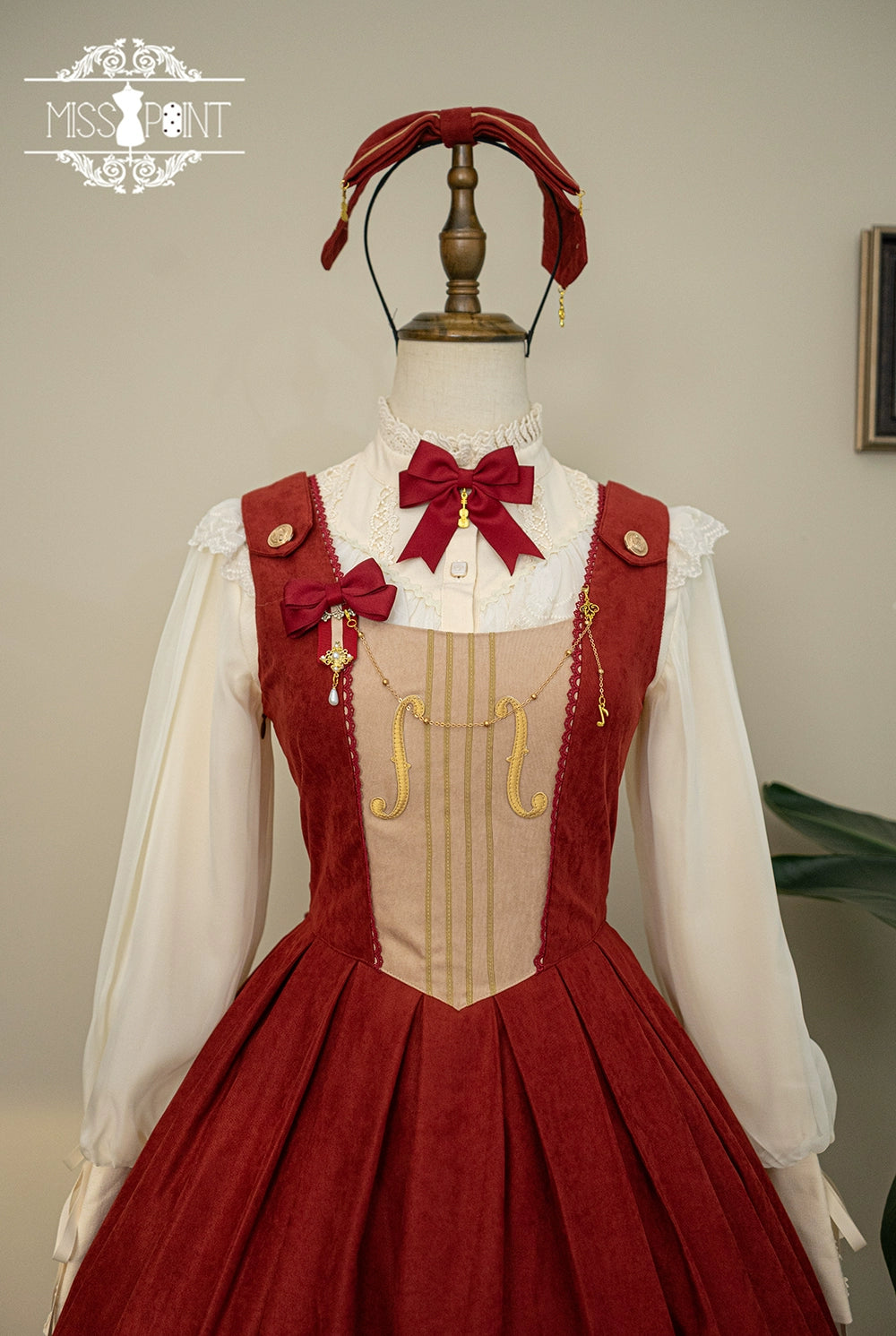 (BFM)Miss Point~Customized Lolita Jumper Dress~Elegant College Lolita JSK 32198:377408
