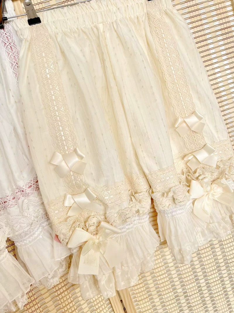 Ilovexiaolu~Gorgeous Lolita Bloomers in Coral Fleece & Cotton Styles