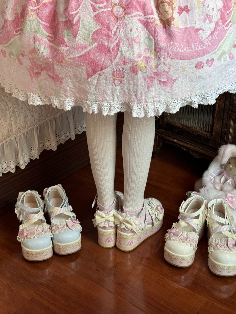 Aimee~Sweet Lolita Shoes High Platform Lolita Shoes 40994:683078