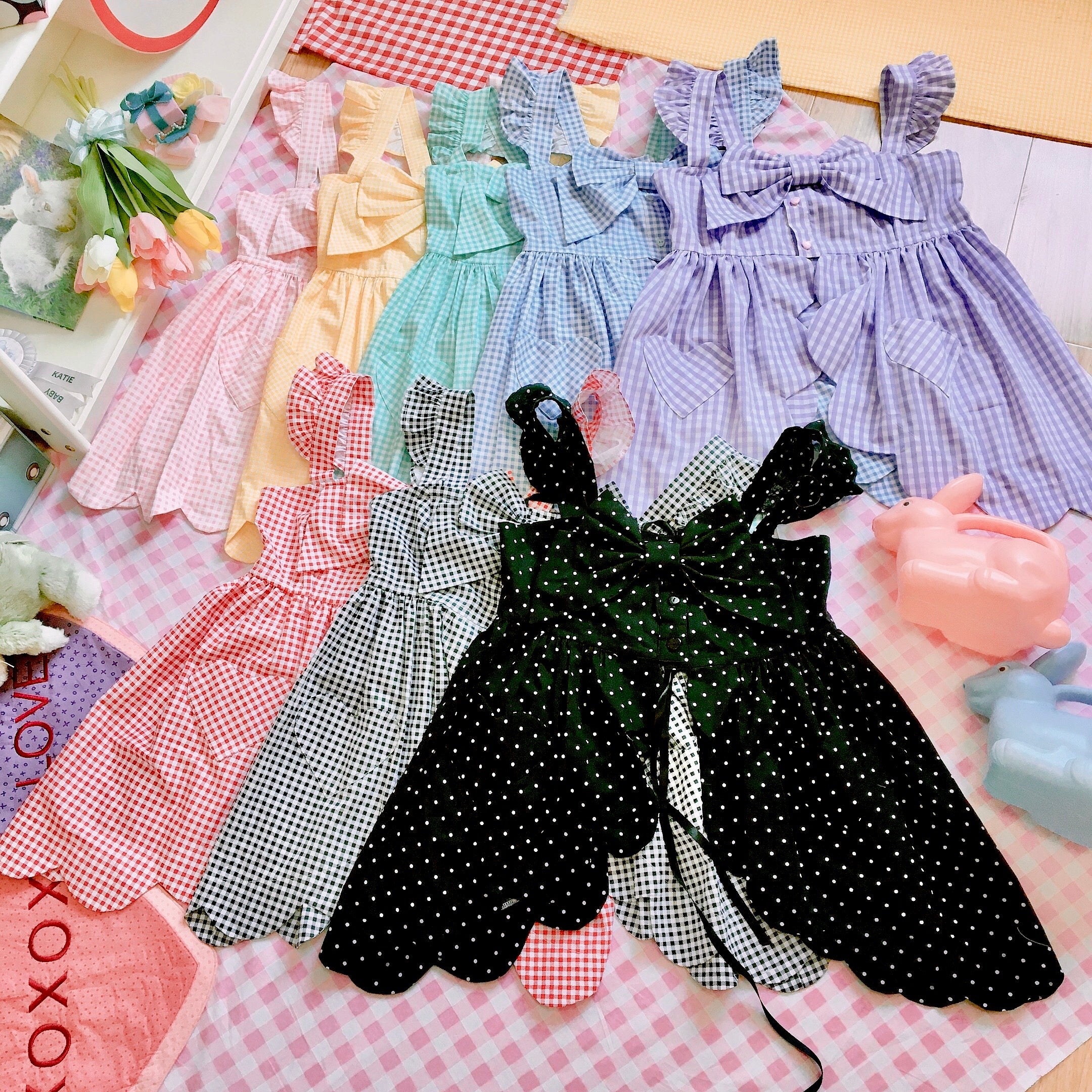 Fluff Mollie - Bean Breakfast - Sweet Lolita Overskirt Daily Daily Petaled Skirt