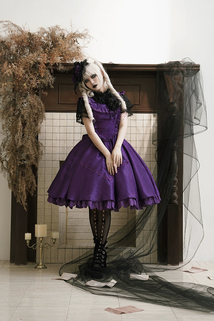 LittlePlum~Gothic lolita JSK Dress Solid Color 33734:436108