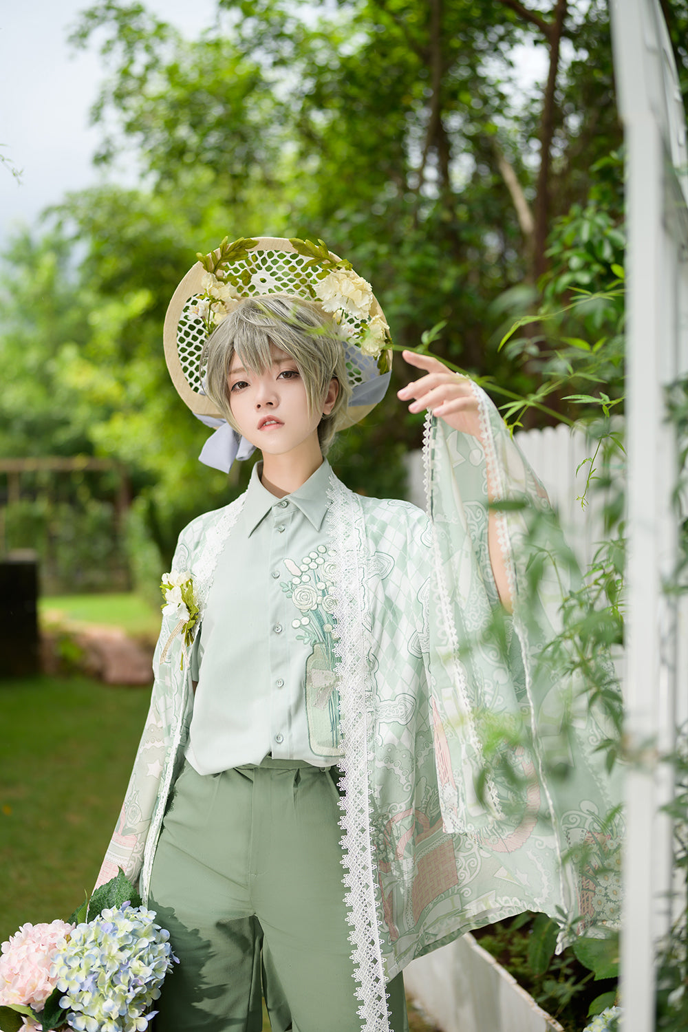 Princess Chronicles~Limited Flowering Time~Ouji Lolita Green Prince Shorts   