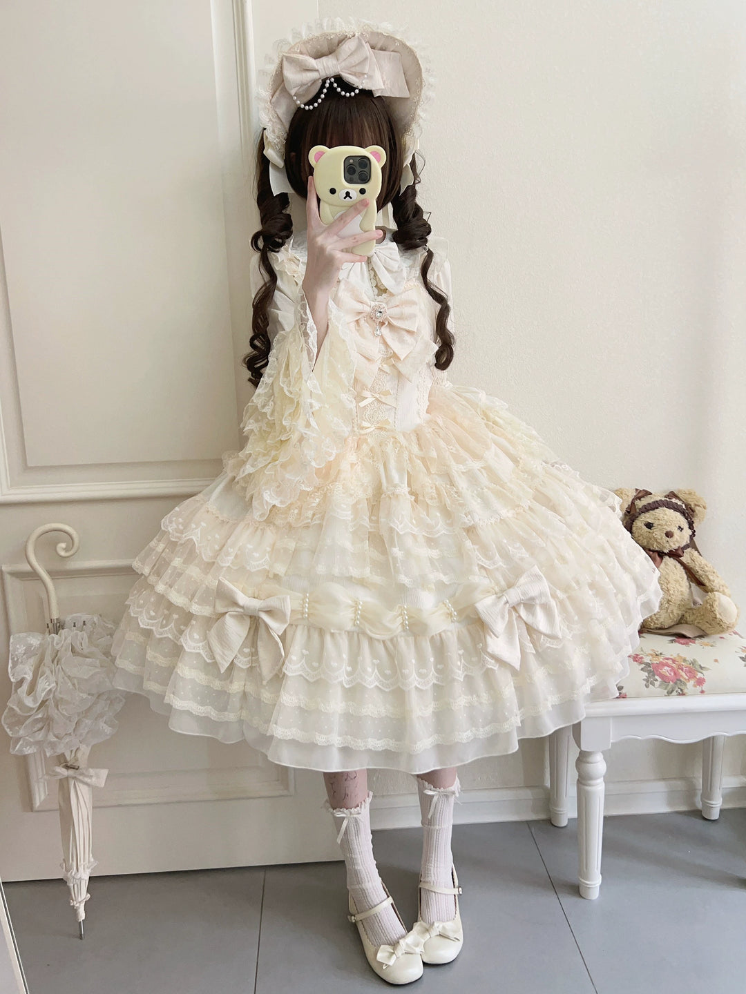 Sugar Girl~Dream Prelude~Princess Lolita JSK Suit Sweet Lolita BNT and Blouse   