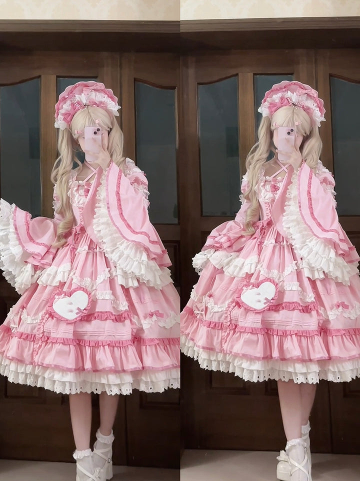 Perfect Original Design~Audelia~Plus Size Sweet Lolita OP with Halter Neckline