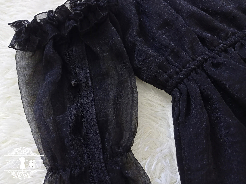 Miss Point~Dusk Bester~Egyptian Lolita Halter Attached Sleeve Blouse 17472:237212