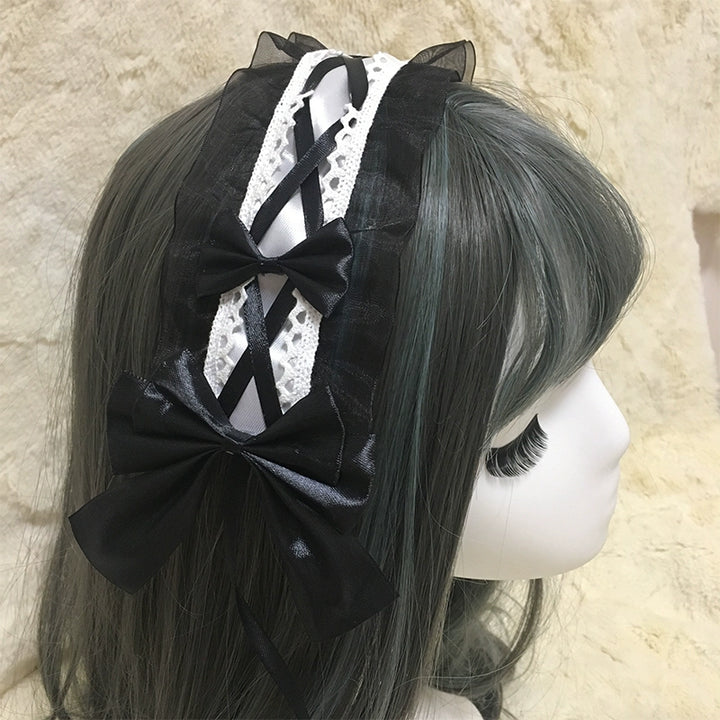(BFM)BeiBei Handmade~Kawaii Lolita Cuffs Hand Sleeves Lace Bracelet   