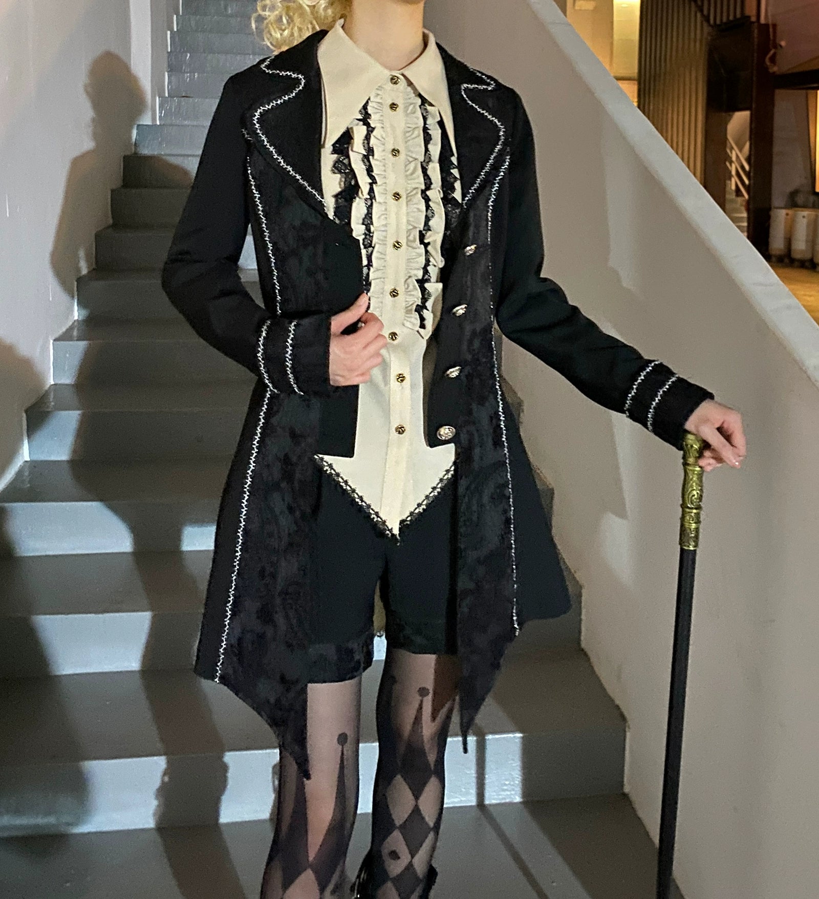 Oath of the Chapter - Ouji Lolita Suit Embroidered Prince Vest Shorts Coat 40532:661800