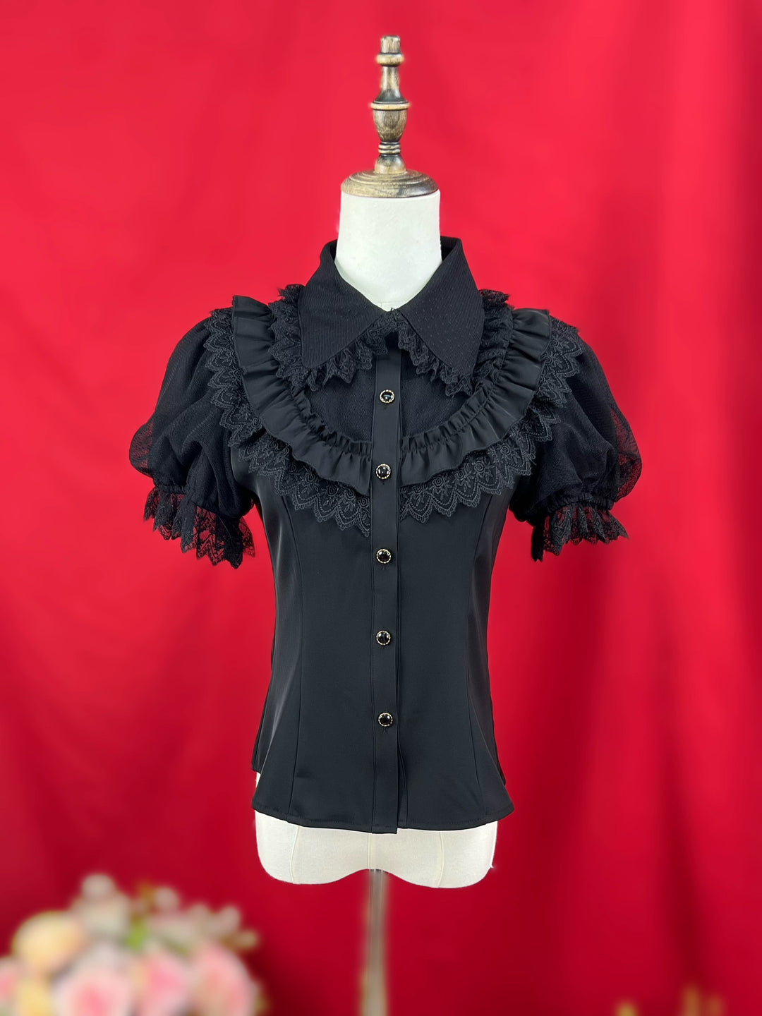 Sweet Lolita Shirt Peter Pan Collar Blouse Detachable Sweet Lolita Shirt Peter Pan Collar Blouse Detachable