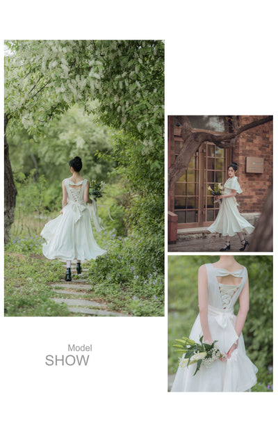 Airfreeing~To Herben~Elegant Lolita JSK Dress Ruffle Collar and Round Collar JSK Dress Set   