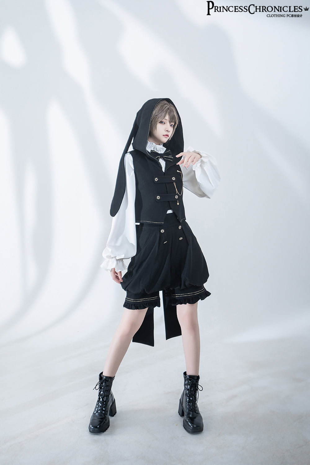 Princess Chronicles~Desperate Bunny~Ouji Lolita Vest Shorts Set 33186:411944