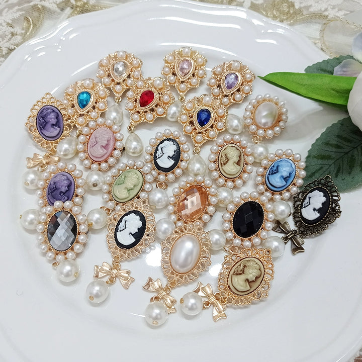 Miss Point~Yuxiang~Classic Lolita Brooch Jeweled Brooch Accessories   