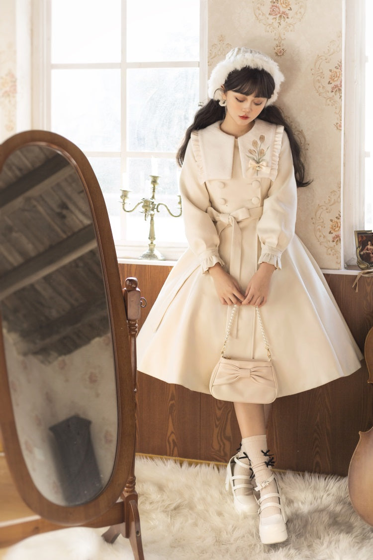 Letters from Unknown Star - Tulip Coat - Winter Elegant Lolita Dress Overcoat