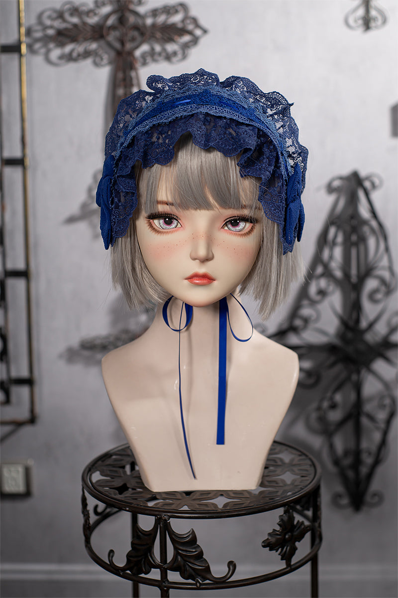 OCELOT~Contract Cross~Gothic Lolita Headband Multicolors blue  