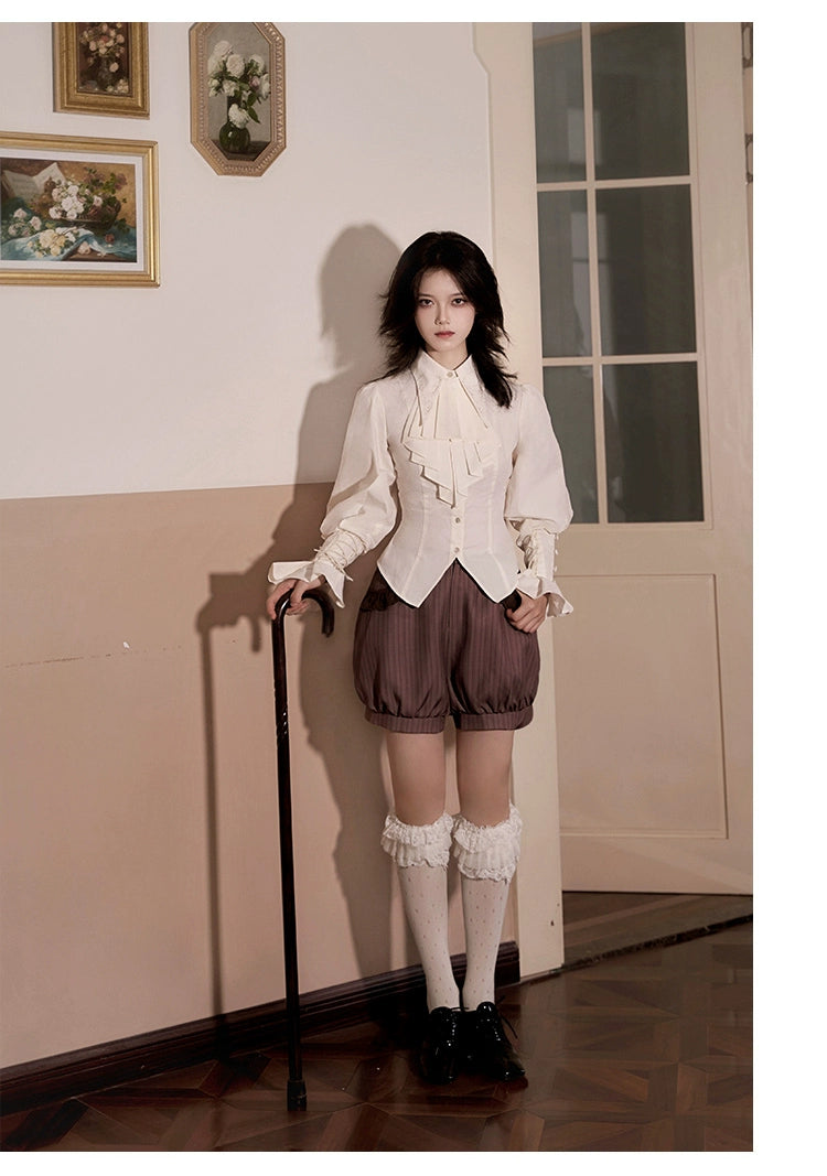 With PUJI~Ouji Lolita Shirt Bust-supporting JSK Dress 40000:647820