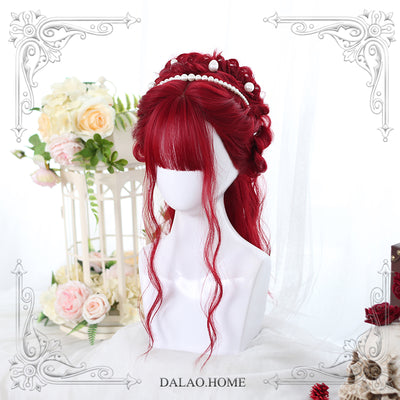 Dalao Home~Jewel Quotations~Medium Length Curly Lolita Wig   