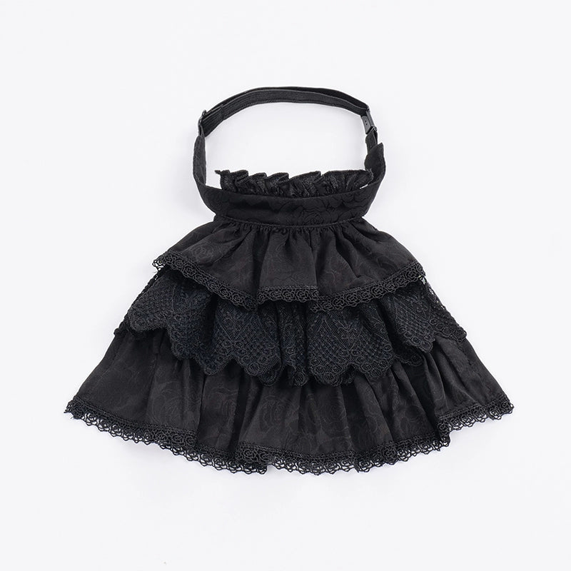 With PUJI~Thorny Night~Gothic Lolita Bust-supporting Skirt With Removable&Adjustable Strap (L M S) 43203:770716