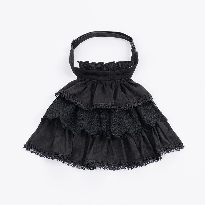 With PUJI~Thorny Night~Gothic Lolita Bust-supporting Skirt With Removable&Adjustable Strap (L M S) 43203:770716