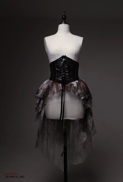 Lilith House~Horror Park~Gothic Lolita Irregular Hem Corset S corset 