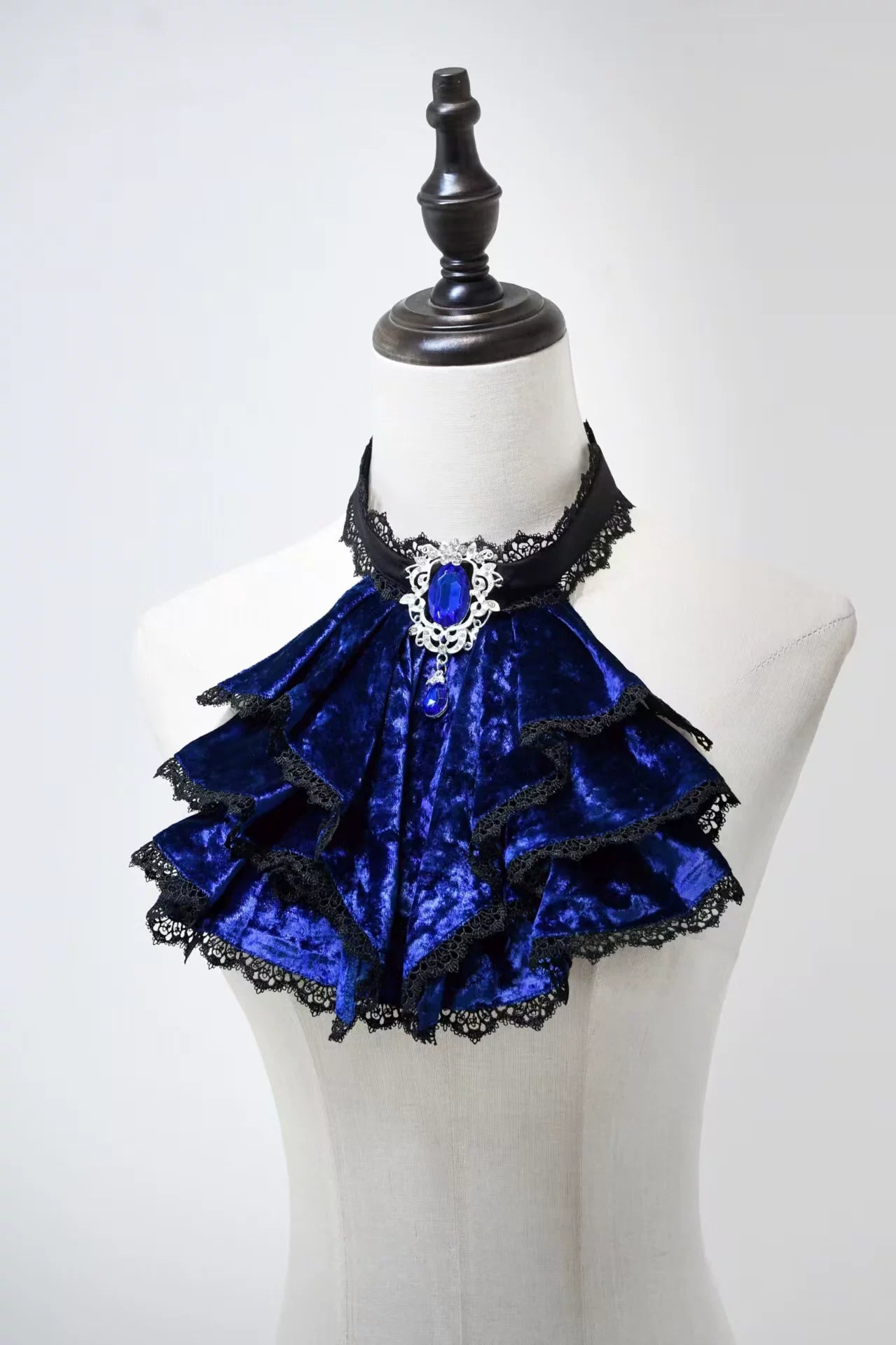 Twilight Hour - Gothic Lolita Hime-sleeve Blouse & Corset Skirt Set (L M S XL XS) 45373:845737