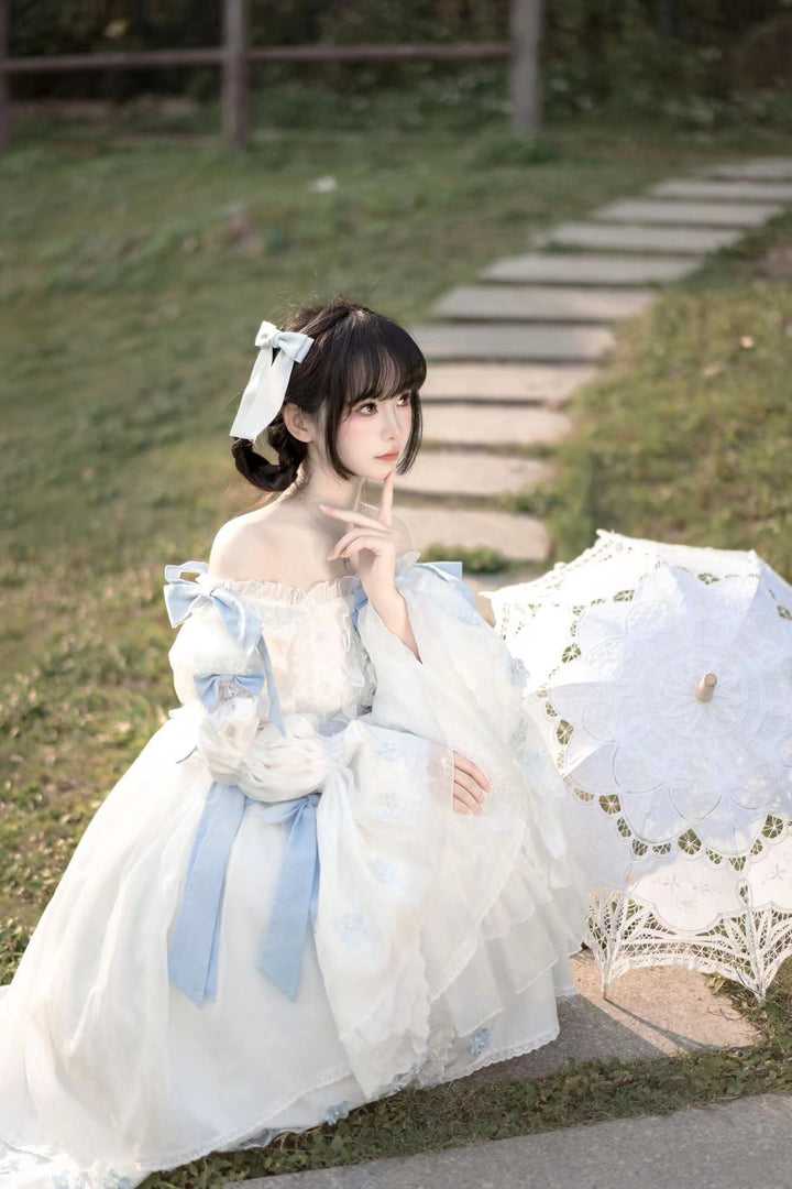 Fishing Boss~Winter Tinglan~Exquisite Lolita Princess Dress   