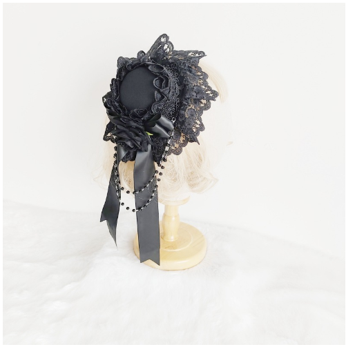 Day Dream~Gothic Lolita Top Hat Lolita Tea Party Halloween Hair Accessory   