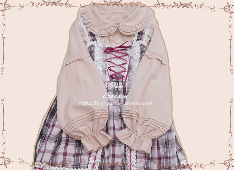 Tiny garden~Cute Lolita Blouse Long Sleeve Lolita Shirt   