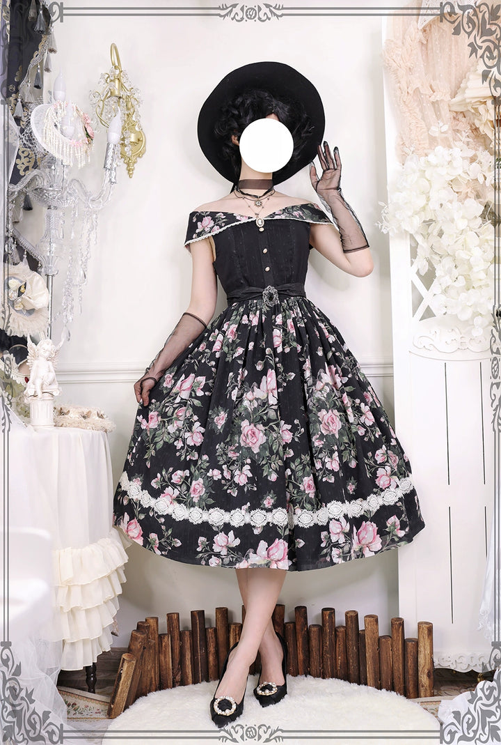 Miss Point~French Rose~Elegant Lolita JSK Dress