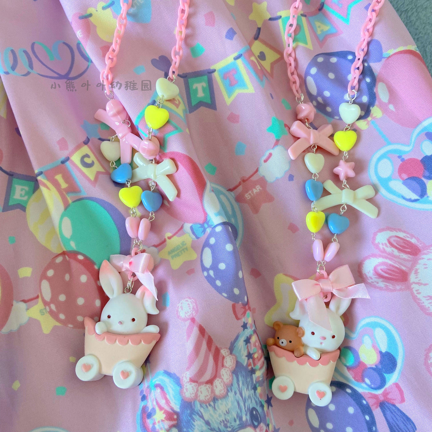 Bear Doll~Sweet Lolita Rabbit Necklace  Sweater Chain JK Accessories   