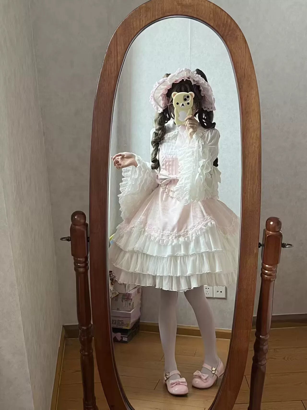 Pearl Box - Classic Lolita JSK, Bustle Back Hem 44506:811385