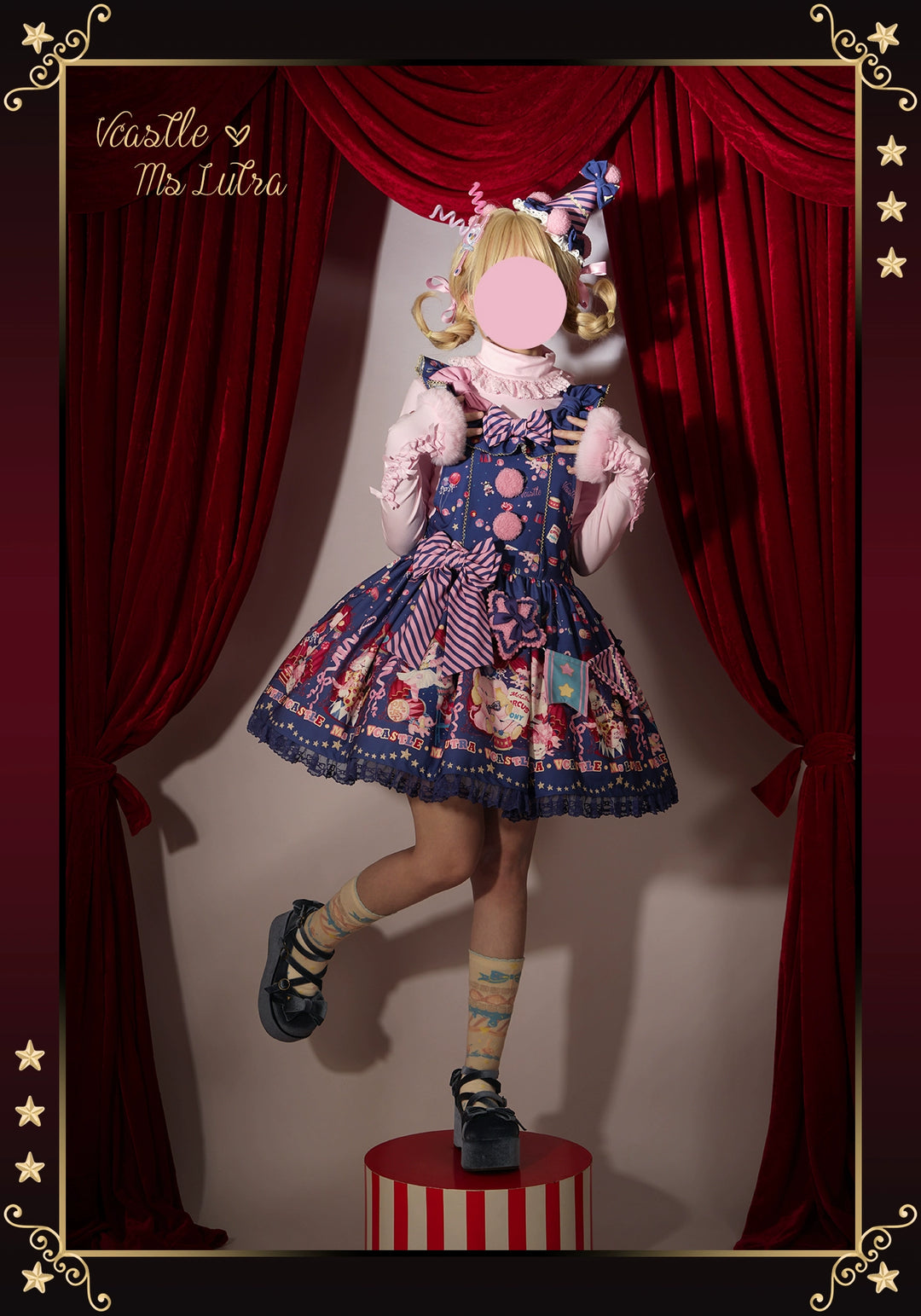 Vcastle~IP Collab Sweet Lolita Salopette and SK