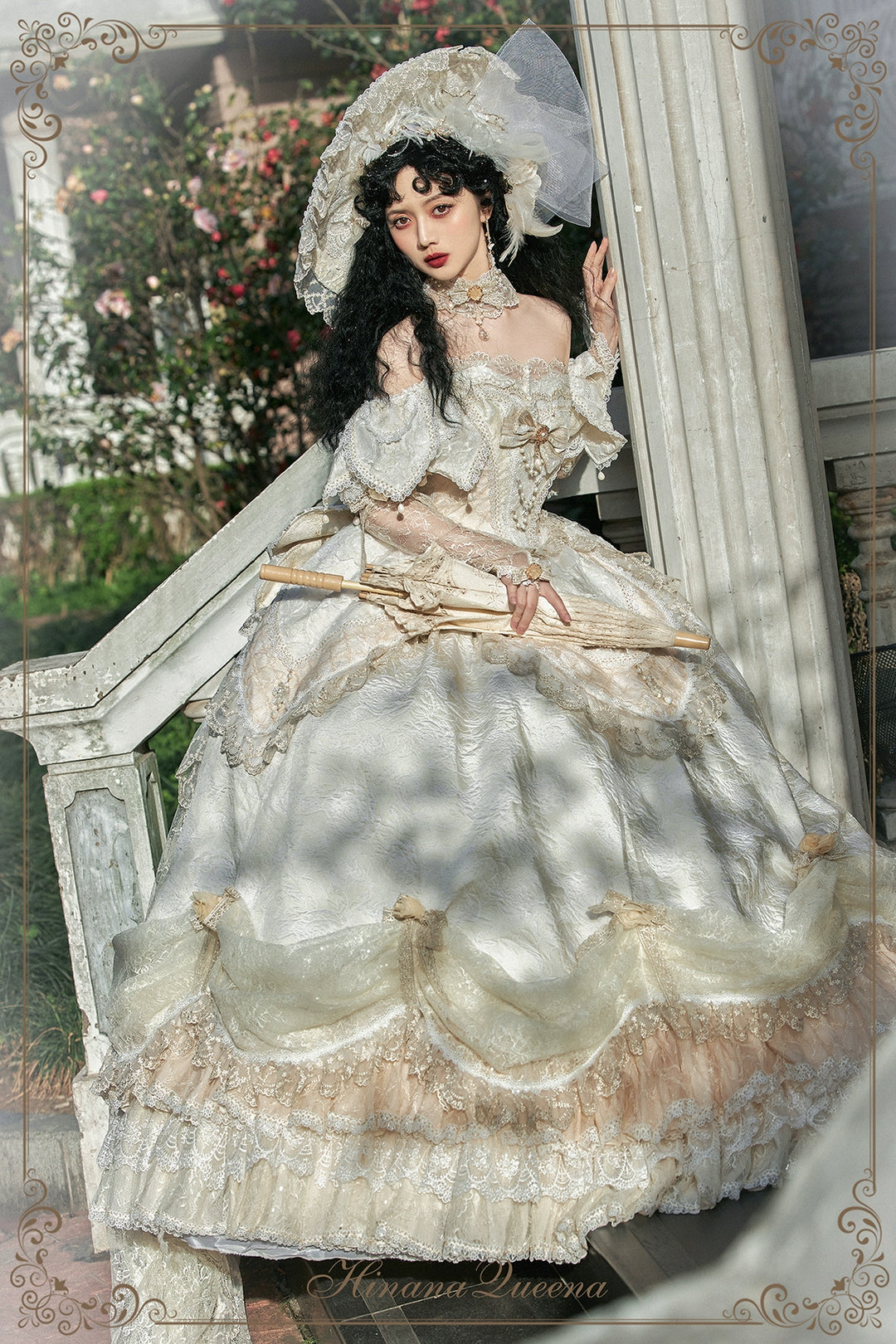 Hinana Queena~With Belle~Bridal Wedding Lolita OP Dress Available for Custom Size 41978:721630